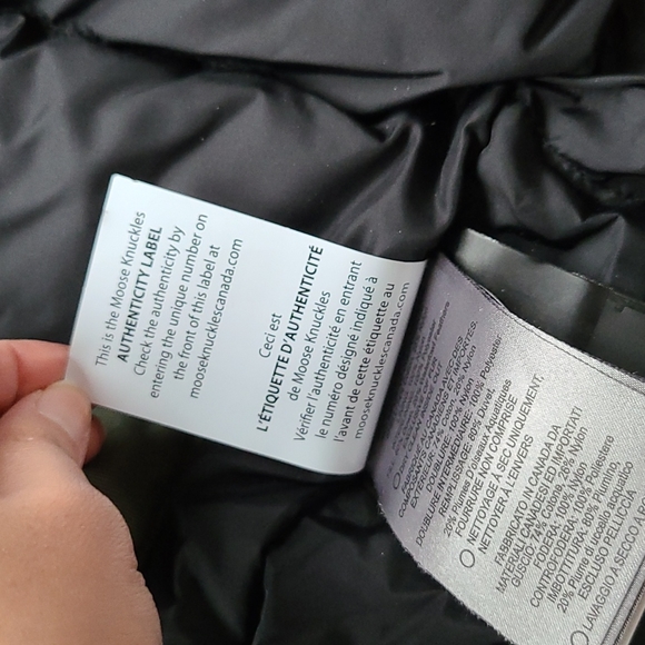 Authentic Moose Knuckles Beaver Bomber short jacket XS military green - Picture 7 of 16